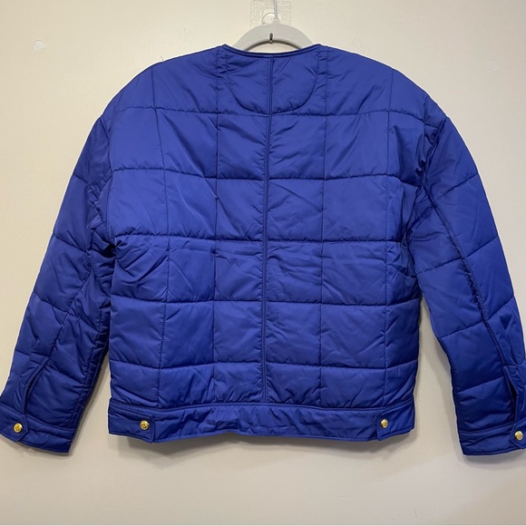 Rebecca Minkoff Purple quilted Spring jacket. Size S. Oversized. Fits size M-L. - Picture 2 of 10